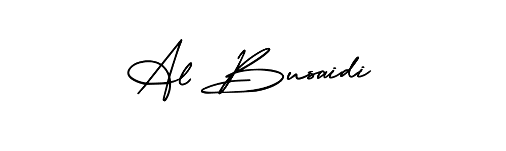 It looks lik you need a new signature style for name Al Busaidi. Design unique handwritten (AmerikaSignatureDemo-Regular) signature with our free signature maker in just a few clicks. Al Busaidi signature style 3 images and pictures png