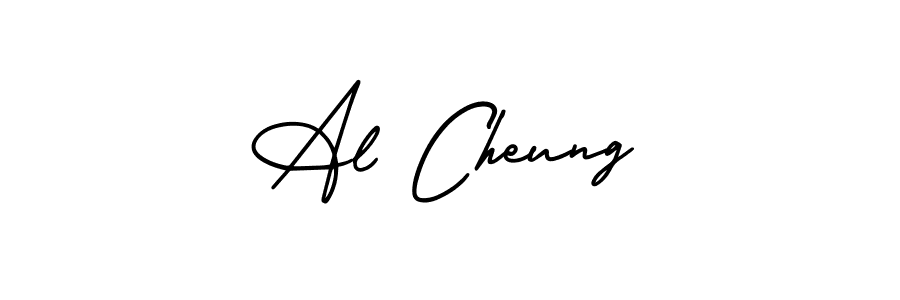 Design your own signature with our free online signature maker. With this signature software, you can create a handwritten (AmerikaSignatureDemo-Regular) signature for name Al Cheung. Al Cheung signature style 3 images and pictures png