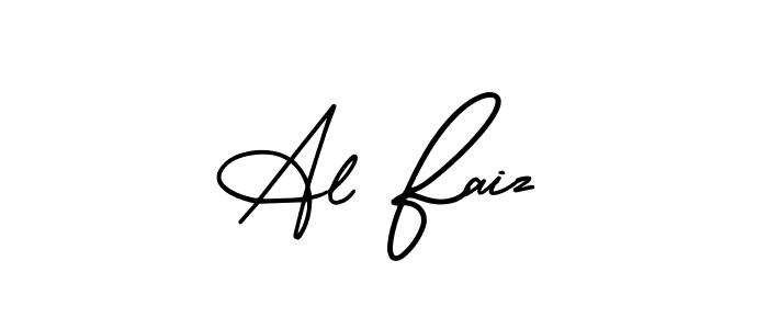 Al Faiz stylish signature style. Best Handwritten Sign (AmerikaSignatureDemo-Regular) for my name. Handwritten Signature Collection Ideas for my name Al Faiz. Al Faiz signature style 3 images and pictures png