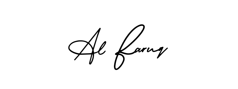 Make a beautiful signature design for name Al Faruq. Use this online signature maker to create a handwritten signature for free. Al Faruq signature style 3 images and pictures png