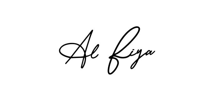 Use a signature maker to create a handwritten signature online. With this signature software, you can design (AmerikaSignatureDemo-Regular) your own signature for name Al Fiya. Al Fiya signature style 3 images and pictures png