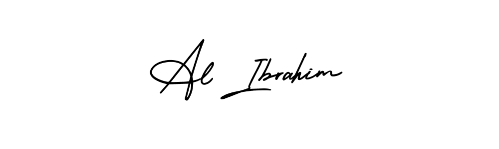 You should practise on your own different ways (AmerikaSignatureDemo-Regular) to write your name (Al Ibrahim) in signature. don't let someone else do it for you. Al Ibrahim signature style 3 images and pictures png