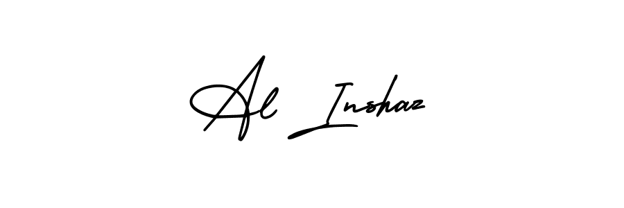 Make a beautiful signature design for name Al Inshaz. Use this online signature maker to create a handwritten signature for free. Al Inshaz signature style 3 images and pictures png