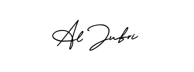This is the best signature style for the Al Jufri name. Also you like these signature font (AmerikaSignatureDemo-Regular). Mix name signature. Al Jufri signature style 3 images and pictures png