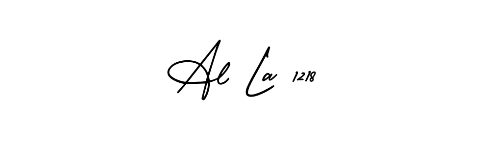 This is the best signature style for the Al La 1218 name. Also you like these signature font (AmerikaSignatureDemo-Regular). Mix name signature. Al La 1218 signature style 3 images and pictures png