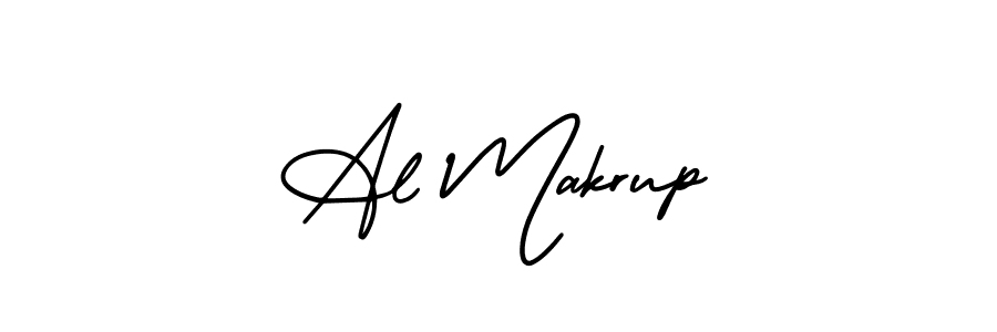 AmerikaSignatureDemo-Regular is a professional signature style that is perfect for those who want to add a touch of class to their signature. It is also a great choice for those who want to make their signature more unique. Get Al Makrup name to fancy signature for free. Al Makrup signature style 3 images and pictures png