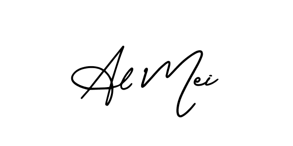 This is the best signature style for the Al Mei name. Also you like these signature font (AmerikaSignatureDemo-Regular). Mix name signature. Al Mei signature style 3 images and pictures png