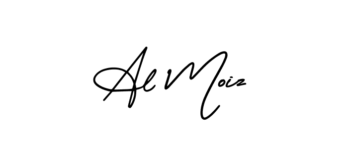 Design your own signature with our free online signature maker. With this signature software, you can create a handwritten (AmerikaSignatureDemo-Regular) signature for name Al Moiz. Al Moiz signature style 3 images and pictures png