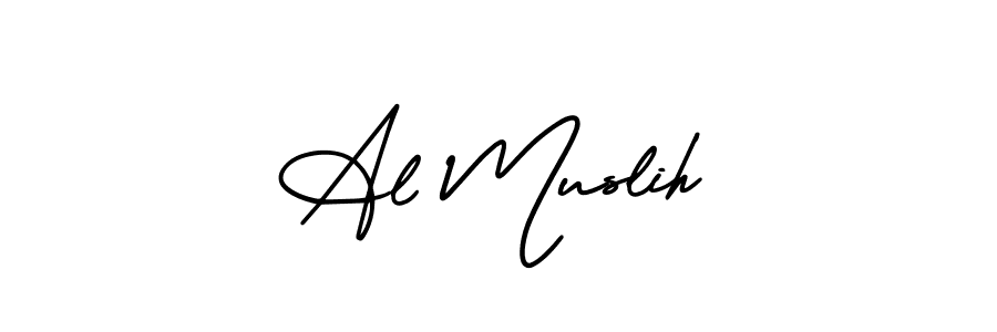 Similarly AmerikaSignatureDemo-Regular is the best handwritten signature design. Signature creator online .You can use it as an online autograph creator for name Al Muslih. Al Muslih signature style 3 images and pictures png