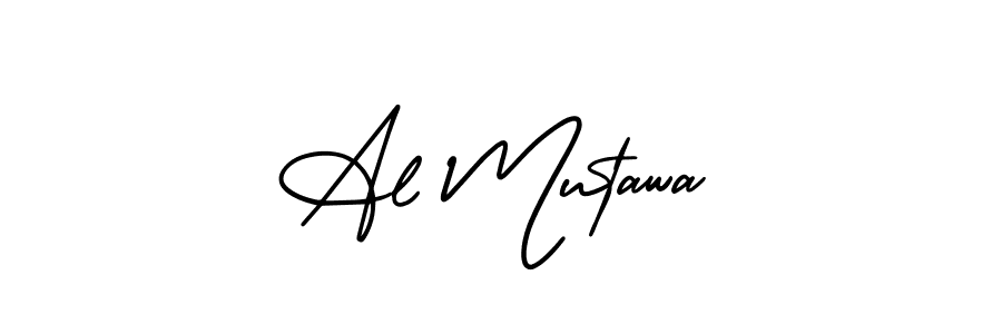Also You can easily find your signature by using the search form. We will create Al Mutawa name handwritten signature images for you free of cost using AmerikaSignatureDemo-Regular sign style. Al Mutawa signature style 3 images and pictures png