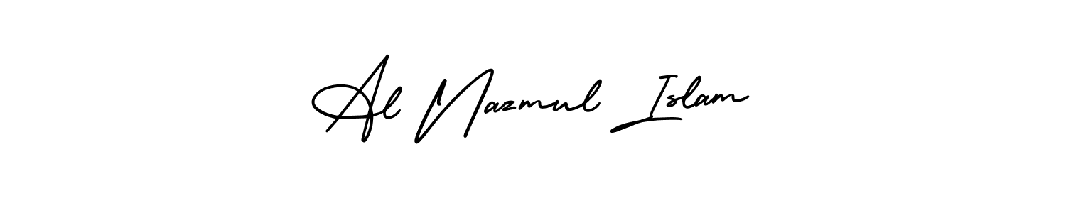 Design your own signature with our free online signature maker. With this signature software, you can create a handwritten (AmerikaSignatureDemo-Regular) signature for name Al Nazmul Islam. Al Nazmul Islam signature style 3 images and pictures png