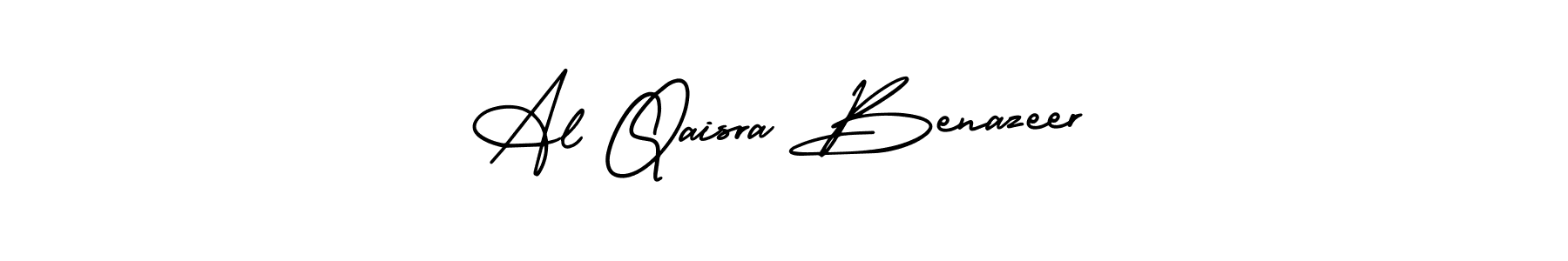 Also we have Al Qaisra Benazeer name is the best signature style. Create professional handwritten signature collection using AmerikaSignatureDemo-Regular autograph style. Al Qaisra Benazeer signature style 3 images and pictures png