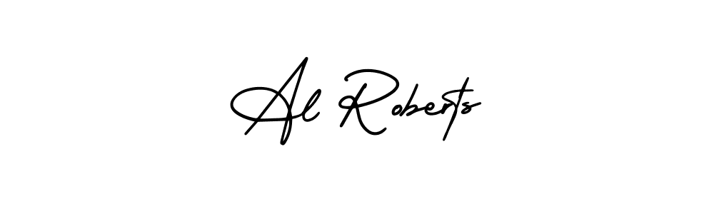Use a signature maker to create a handwritten signature online. With this signature software, you can design (AmerikaSignatureDemo-Regular) your own signature for name Al Roberts. Al Roberts signature style 3 images and pictures png