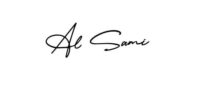 Create a beautiful signature design for name Al Sami. With this signature (AmerikaSignatureDemo-Regular) fonts, you can make a handwritten signature for free. Al Sami signature style 3 images and pictures png