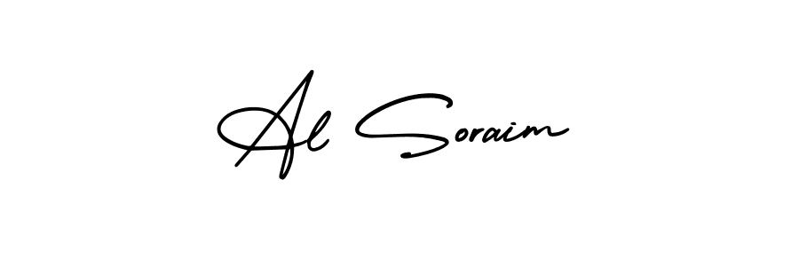 Also we have Al Soraim name is the best signature style. Create professional handwritten signature collection using AmerikaSignatureDemo-Regular autograph style. Al Soraim signature style 3 images and pictures png