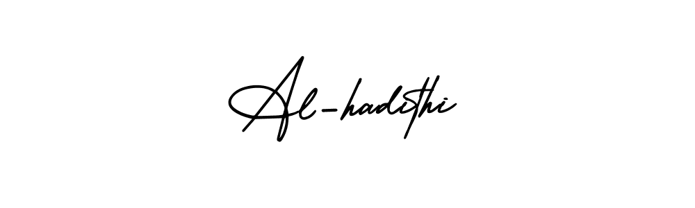 Make a beautiful signature design for name Al-hadithi. Use this online signature maker to create a handwritten signature for free. Al-hadithi signature style 3 images and pictures png