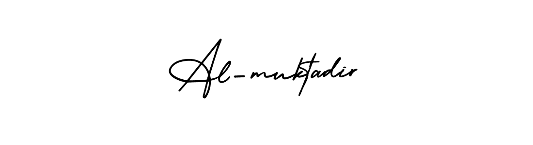 How to Draw Al-muktadir signature style? AmerikaSignatureDemo-Regular is a latest design signature styles for name Al-muktadir. Al-muktadir signature style 3 images and pictures png