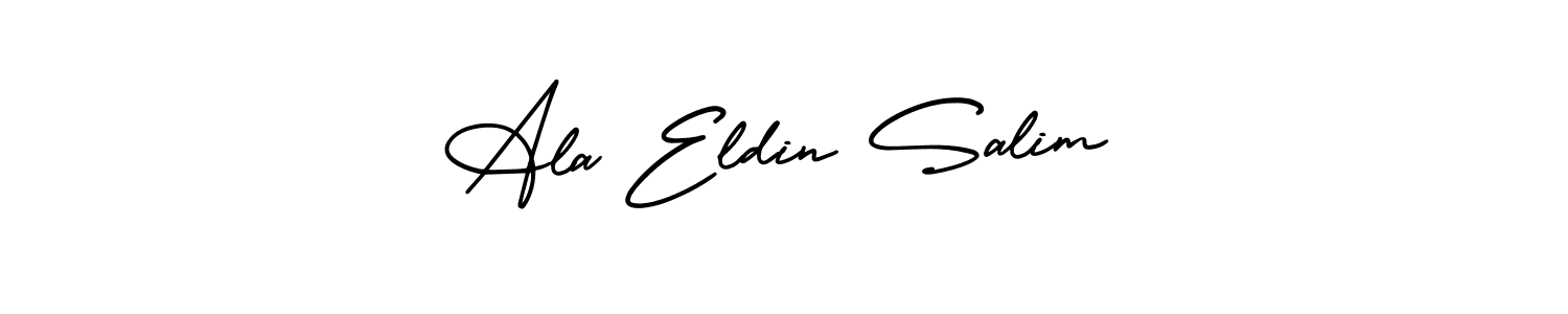 Make a short Ala Eldin Salim signature style. Manage your documents anywhere anytime using AmerikaSignatureDemo-Regular. Create and add eSignatures, submit forms, share and send files easily. Ala Eldin Salim signature style 3 images and pictures png