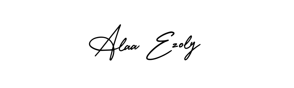 AmerikaSignatureDemo-Regular is a professional signature style that is perfect for those who want to add a touch of class to their signature. It is also a great choice for those who want to make their signature more unique. Get Alaa Ezoly name to fancy signature for free. Alaa Ezoly signature style 3 images and pictures png