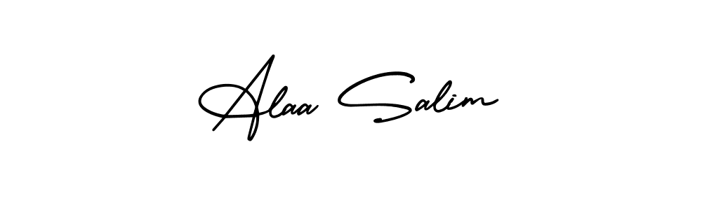 Also we have Alaa Salim name is the best signature style. Create professional handwritten signature collection using AmerikaSignatureDemo-Regular autograph style. Alaa Salim signature style 3 images and pictures png
