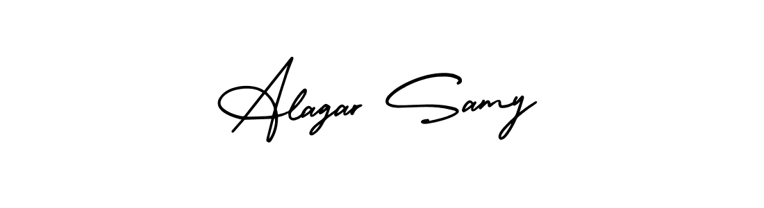 Best and Professional Signature Style for Alagar Samy. AmerikaSignatureDemo-Regular Best Signature Style Collection. Alagar Samy signature style 3 images and pictures png