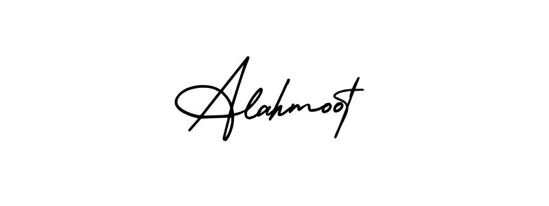 Alahmoot stylish signature style. Best Handwritten Sign (AmerikaSignatureDemo-Regular) for my name. Handwritten Signature Collection Ideas for my name Alahmoot. Alahmoot signature style 3 images and pictures png