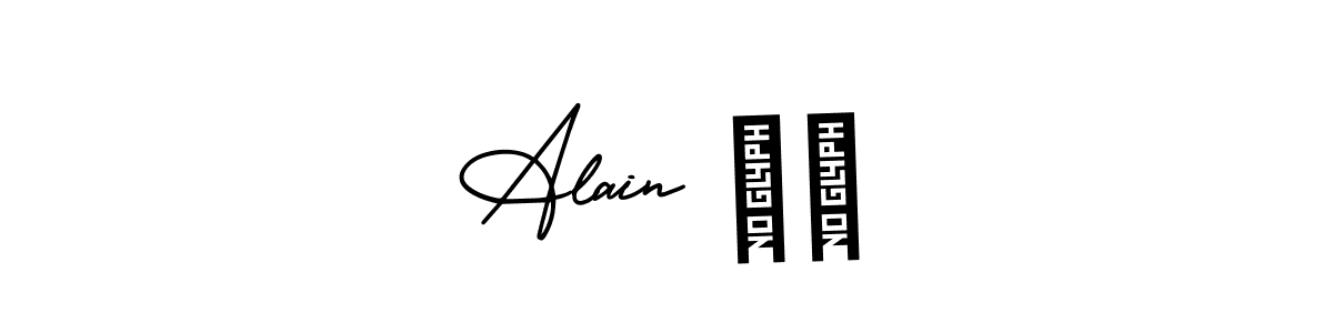 Also we have Alain ❤️ name is the best signature style. Create professional handwritten signature collection using AmerikaSignatureDemo-Regular autograph style. Alain ❤️ signature style 3 images and pictures png