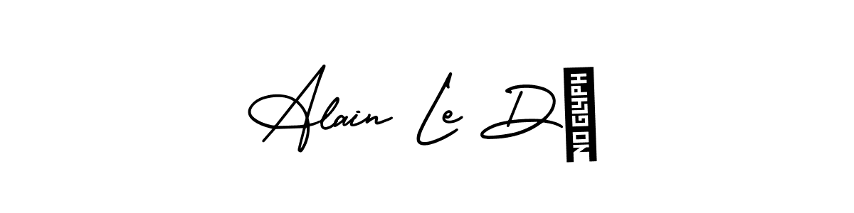 AmerikaSignatureDemo-Regular is a professional signature style that is perfect for those who want to add a touch of class to their signature. It is also a great choice for those who want to make their signature more unique. Get Alain Le Dû name to fancy signature for free. Alain Le Dû signature style 3 images and pictures png