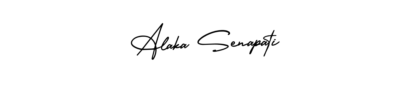 Design your own signature with our free online signature maker. With this signature software, you can create a handwritten (AmerikaSignatureDemo-Regular) signature for name Alaka Senapati. Alaka Senapati signature style 3 images and pictures png