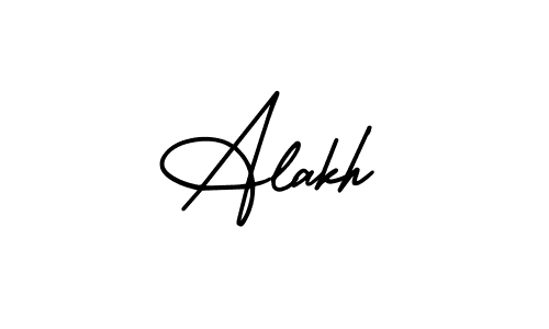 Design your own signature with our free online signature maker. With this signature software, you can create a handwritten (AmerikaSignatureDemo-Regular) signature for name Alakh. Alakh signature style 3 images and pictures png