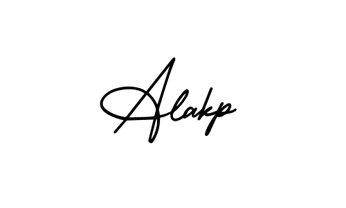 The best way (AmerikaSignatureDemo-Regular) to make a short signature is to pick only two or three words in your name. The name Alakp include a total of six letters. For converting this name. Alakp signature style 3 images and pictures png