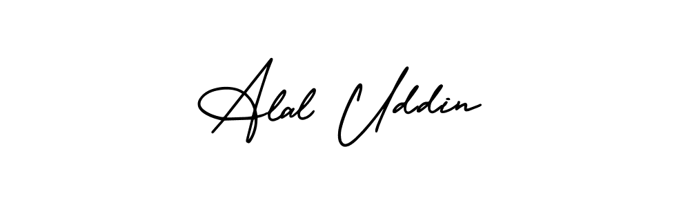 Make a beautiful signature design for name Alal Uddin. Use this online signature maker to create a handwritten signature for free. Alal Uddin signature style 3 images and pictures png