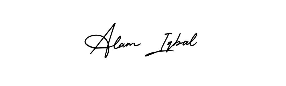 Similarly AmerikaSignatureDemo-Regular is the best handwritten signature design. Signature creator online .You can use it as an online autograph creator for name Alam Iqbal. Alam Iqbal signature style 3 images and pictures png