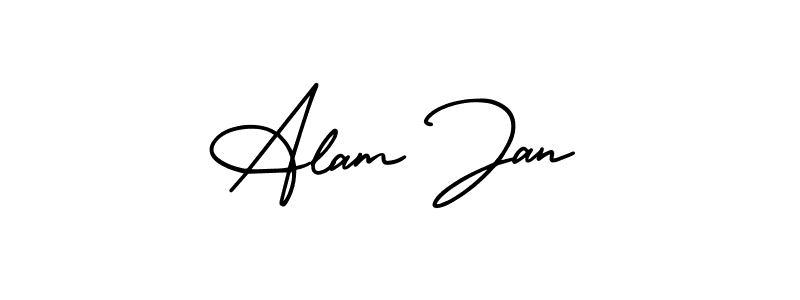 See photos of Alam Jan official signature by Spectra . Check more albums & portfolios. Read reviews & check more about AmerikaSignatureDemo-Regular font. Alam Jan signature style 3 images and pictures png