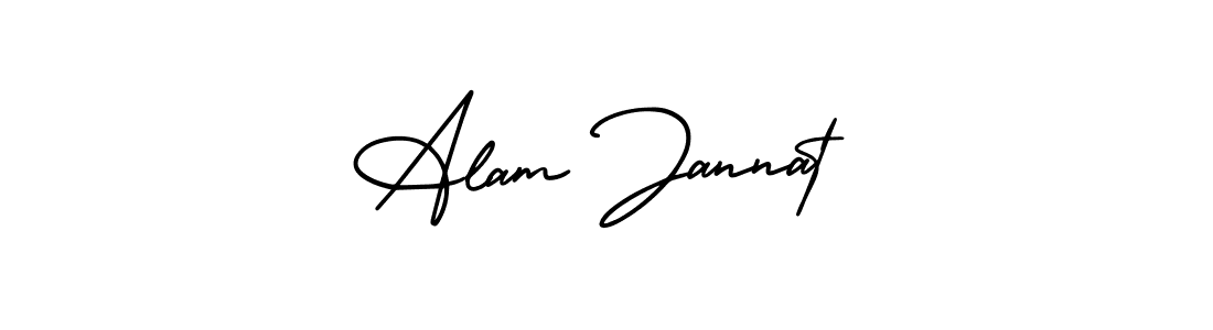 Also we have Alam Jannat name is the best signature style. Create professional handwritten signature collection using AmerikaSignatureDemo-Regular autograph style. Alam Jannat signature style 3 images and pictures png