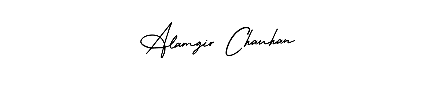 How to make Alamgir Chauhan signature? AmerikaSignatureDemo-Regular is a professional autograph style. Create handwritten signature for Alamgir Chauhan name. Alamgir Chauhan signature style 3 images and pictures png