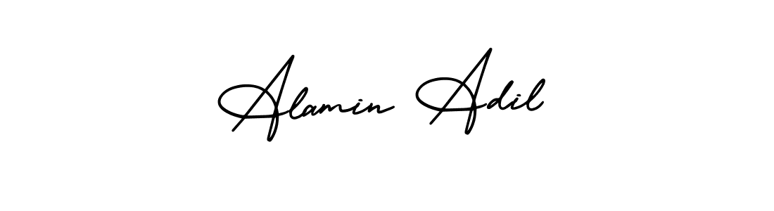 Make a short Alamin Adil signature style. Manage your documents anywhere anytime using AmerikaSignatureDemo-Regular. Create and add eSignatures, submit forms, share and send files easily. Alamin Adil signature style 3 images and pictures png