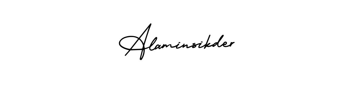 Alaminsikder stylish signature style. Best Handwritten Sign (AmerikaSignatureDemo-Regular) for my name. Handwritten Signature Collection Ideas for my name Alaminsikder. Alaminsikder signature style 3 images and pictures png