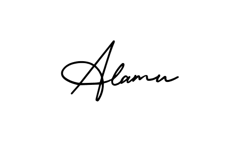 How to Draw Alamu signature style? AmerikaSignatureDemo-Regular is a latest design signature styles for name Alamu. Alamu signature style 3 images and pictures png