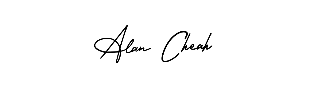 Also You can easily find your signature by using the search form. We will create Alan Cheah name handwritten signature images for you free of cost using AmerikaSignatureDemo-Regular sign style. Alan Cheah signature style 3 images and pictures png