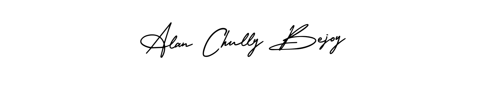 Use a signature maker to create a handwritten signature online. With this signature software, you can design (AmerikaSignatureDemo-Regular) your own signature for name Alan Chully Bejoy. Alan Chully Bejoy signature style 3 images and pictures png