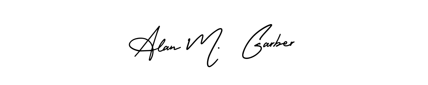 Also You can easily find your signature by using the search form. We will create Alan M.  Garber name handwritten signature images for you free of cost using AmerikaSignatureDemo-Regular sign style. Alan M.  Garber signature style 3 images and pictures png