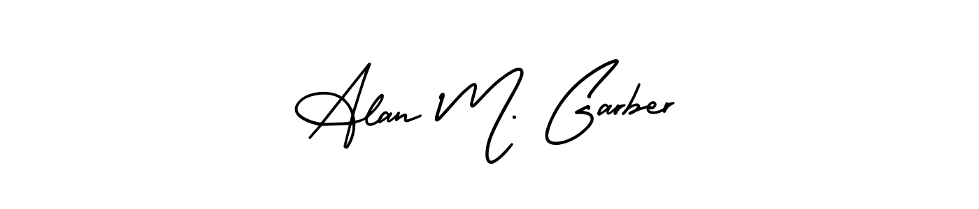 Design your own signature with our free online signature maker. With this signature software, you can create a handwritten (AmerikaSignatureDemo-Regular) signature for name Alan M. Garber. Alan M. Garber signature style 3 images and pictures png