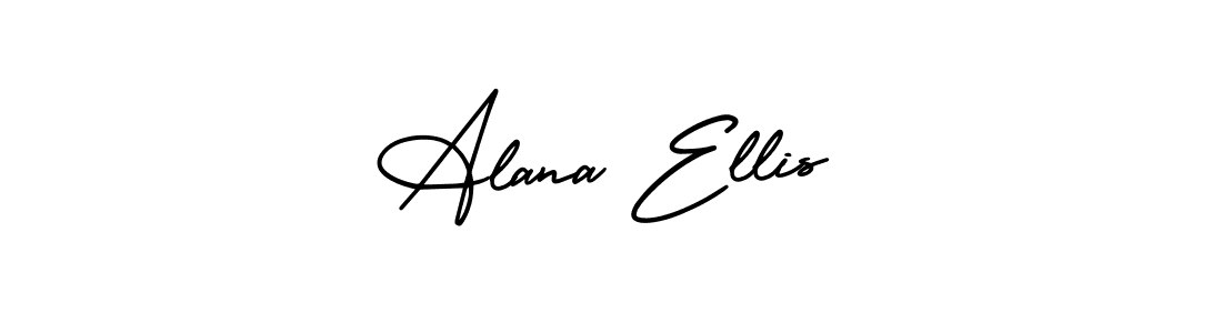 Design your own signature with our free online signature maker. With this signature software, you can create a handwritten (AmerikaSignatureDemo-Regular) signature for name Alana Ellis. Alana Ellis signature style 3 images and pictures png