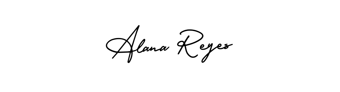 Also we have Alana Reyes name is the best signature style. Create professional handwritten signature collection using AmerikaSignatureDemo-Regular autograph style. Alana Reyes signature style 3 images and pictures png