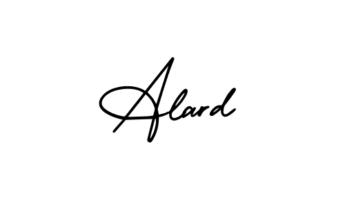 if you are searching for the best signature style for your name Alard. so please give up your signature search. here we have designed multiple signature styles  using AmerikaSignatureDemo-Regular. Alard signature style 3 images and pictures png