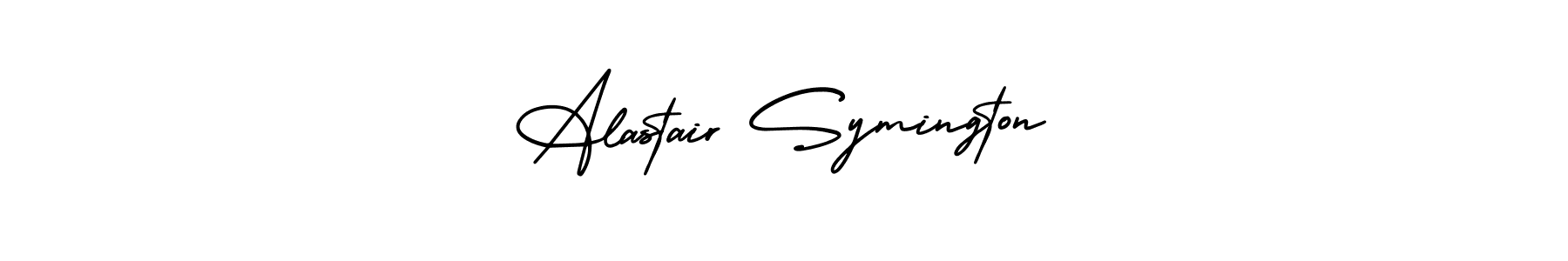 Use a signature maker to create a handwritten signature online. With this signature software, you can design (AmerikaSignatureDemo-Regular) your own signature for name Alastair Symington. Alastair Symington signature style 3 images and pictures png