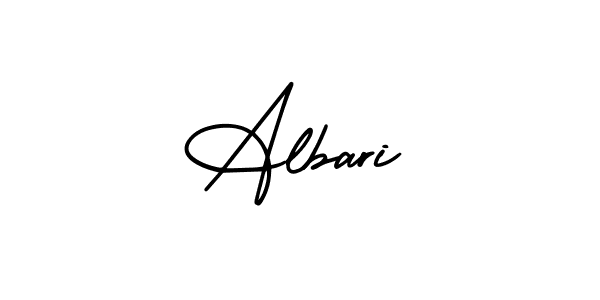 Also we have Albari name is the best signature style. Create professional handwritten signature collection using AmerikaSignatureDemo-Regular autograph style. Albari signature style 3 images and pictures png