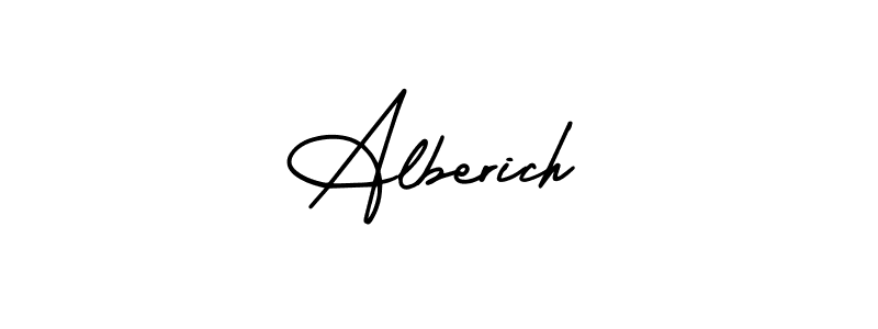 How to Draw Alberich signature style? AmerikaSignatureDemo-Regular is a latest design signature styles for name Alberich. Alberich signature style 3 images and pictures png
