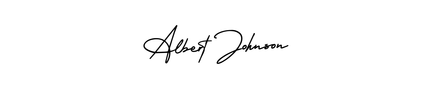 Create a beautiful signature design for name Albert Johnson. With this signature (AmerikaSignatureDemo-Regular) fonts, you can make a handwritten signature for free. Albert Johnson signature style 3 images and pictures png